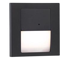 Paulmann Paulmann 80004 - LED/1W Schodiskové svietidlo so senzorom TSARO 230V čierna