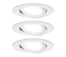Paulmann Paulmann 93485 - SADA 3xLED/6W IP23 Stmievateľné podhľadové svietidlo NOVA 230V