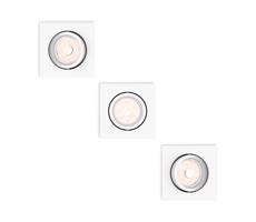 Philips Philips 50193/31/PN - SADA 3x Podhľadové svietidlo ENNEPER 1xGU10/5,5W/230V