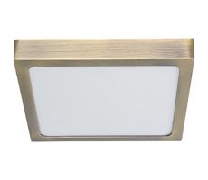 Prezent Prezent  - LED Stropné svietidlo LENYS LED/22W/230V 4000K 22,5x22,5 cm mosadz