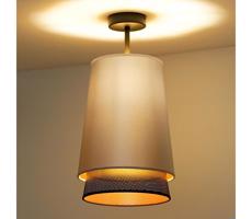 - Prisadený luster BELL SHINY 1xE27/15W/230V pr. 25 cm strieborná/čierna