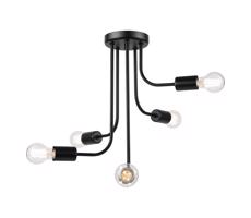 Prisadený luster TRINITY 5xE27/15W/230V čierna