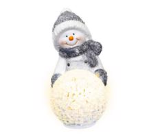RXL 474 Snehuľiak guľa 12cm LED WW