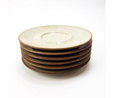 Sada 6.tanierov Kropki - 17 cm priemer