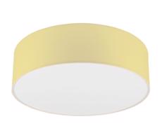 Stropné svietidlo SIRJA PASTEL DOUBLE 4xE27/15W/230V pr. 45 cm žltá