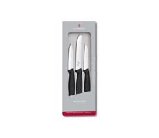 Victorinox Victorinox - Sada kuchynských nožov na zeleninu 3 ks čierna