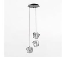 Zuma Line Zuma Line MD3350A-3BL/C - LED Luster na lanku COLORE 3xLED/6W/230V čierna/číra